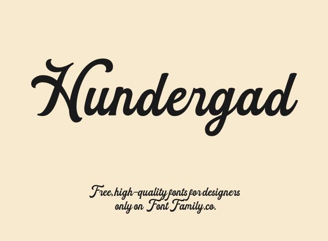 Hundergad Font