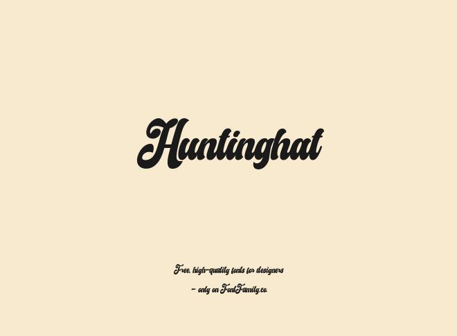 Huntinghat Font