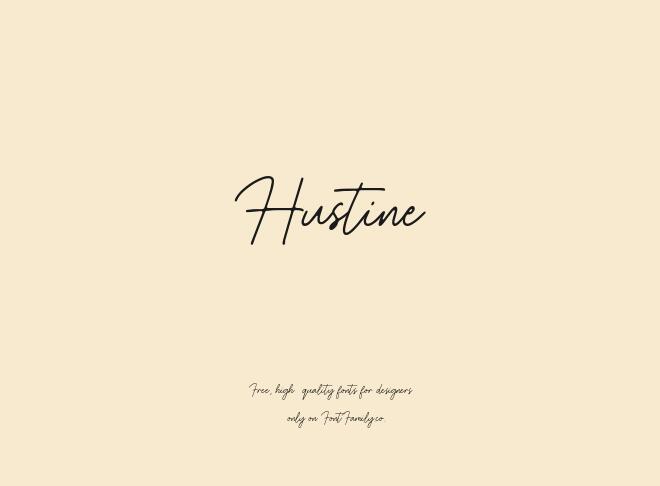 Hustine Font
