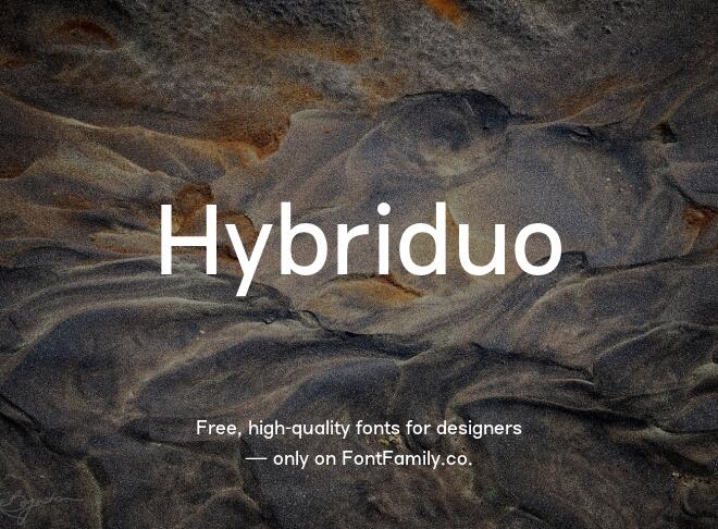 Hybriduo Font