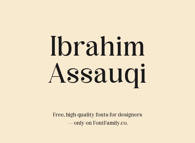 Ibrahim Assauqi Font