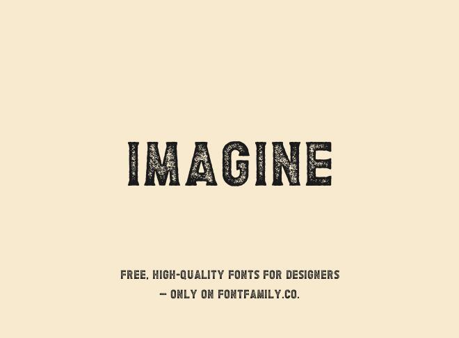 Imagine Font