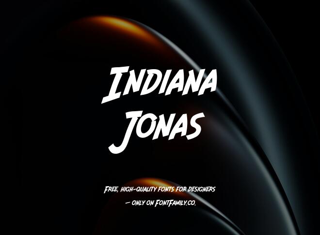 Indiana Jonas Font