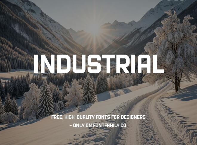 Industrial Font