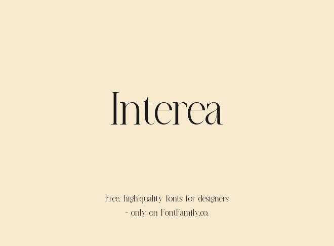 Interea Font