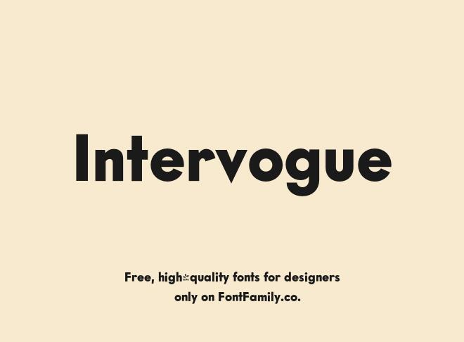 Intervogue Font