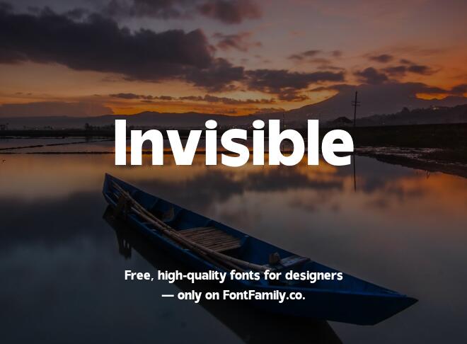 Invisible Font