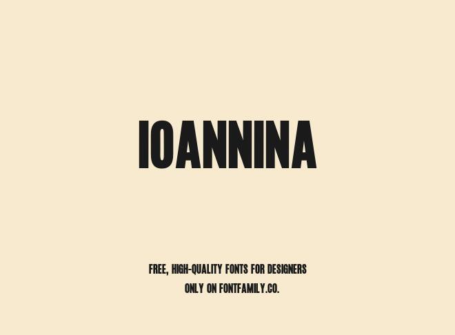Ioannina Font