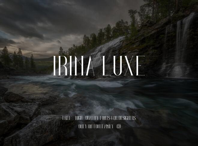 Irina Luxe Font