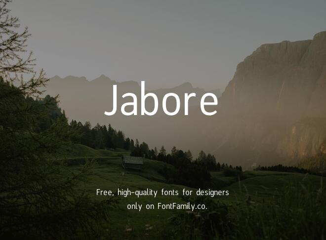 Jabore Font