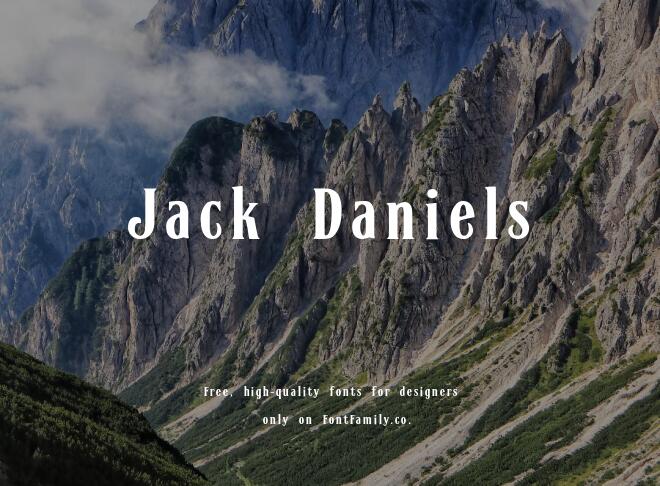 Jack Daniels Font