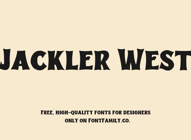 Jackler West Font