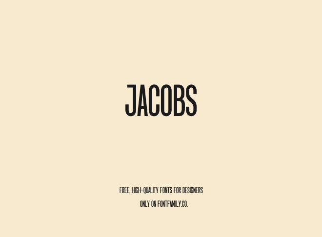Jacobs Font