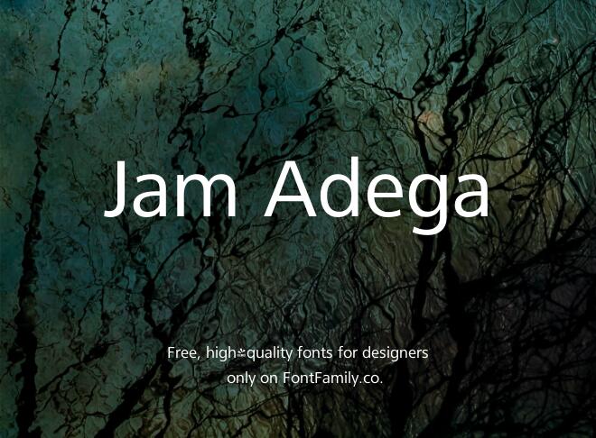 Jam Adega Font