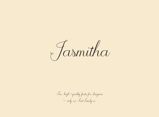 Jasmitha Font