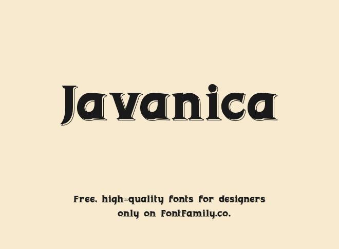 Javanica Font