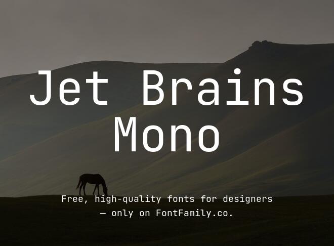 Jet Brains Mono Font