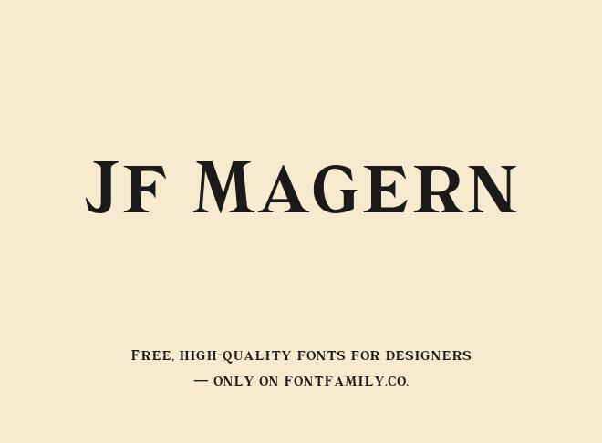 Jf Magern Font