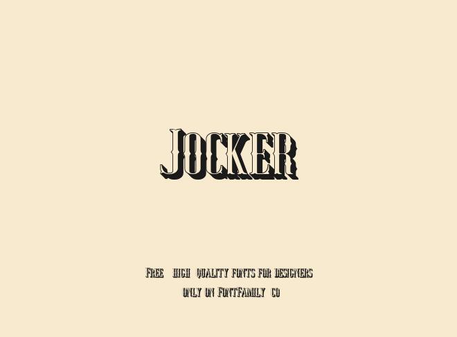 Jocker Font