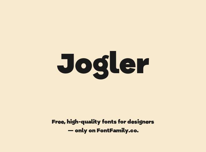 Jogler Font