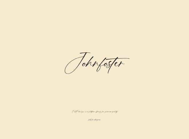 Johnfoster Font