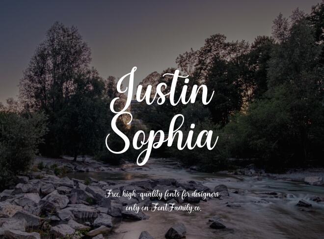 Justin Sophia Font