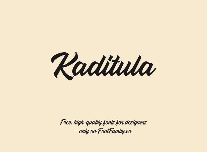 Kaditula Font