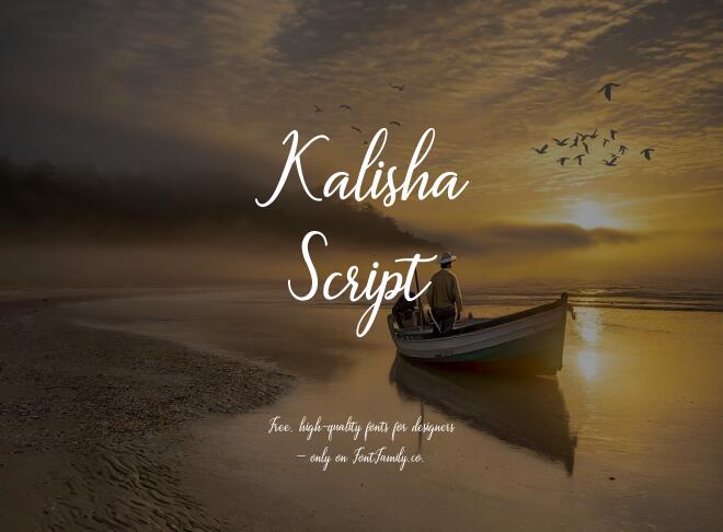 Kalisha Script Font