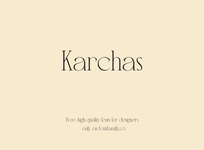 Karchas Font