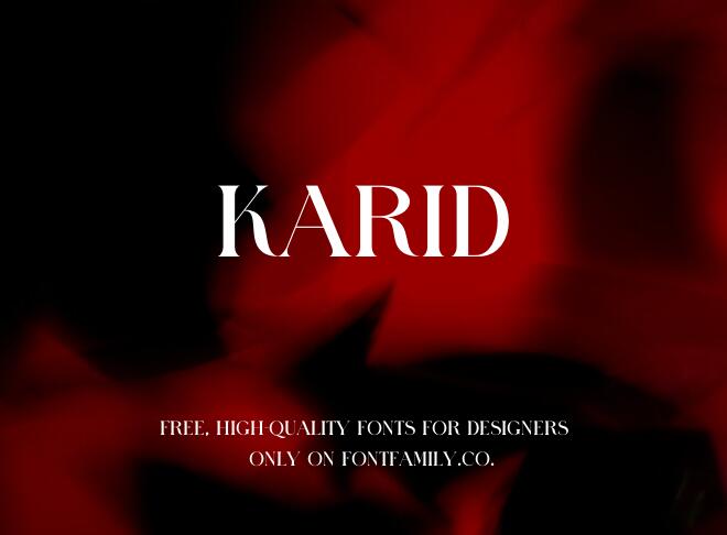 Karid Font
