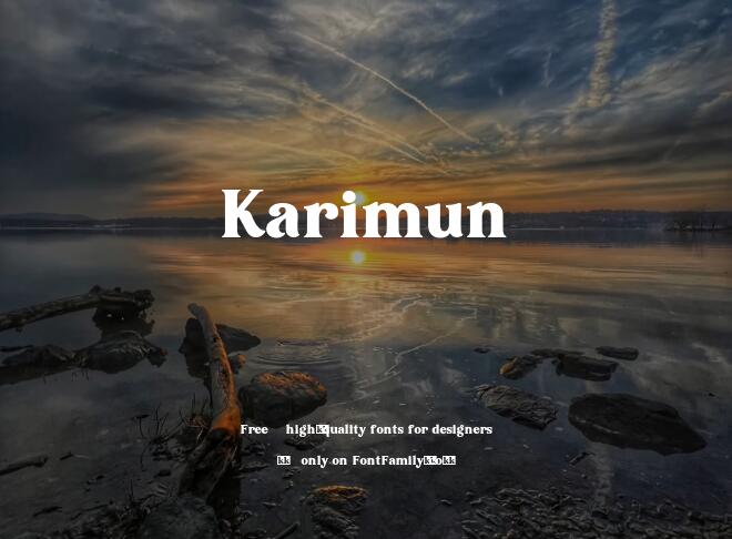 Karimun Font