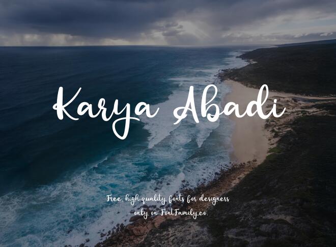 Karya Abadi Font