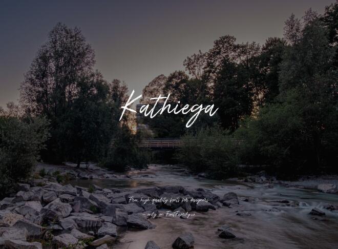 Kathiega Font
