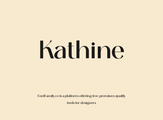 Kathine Font