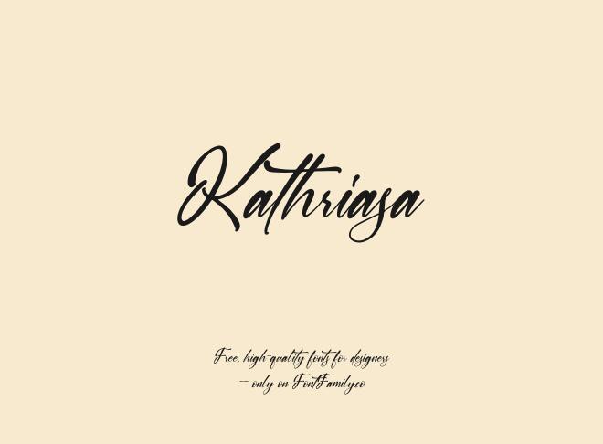 Kathriasa Font