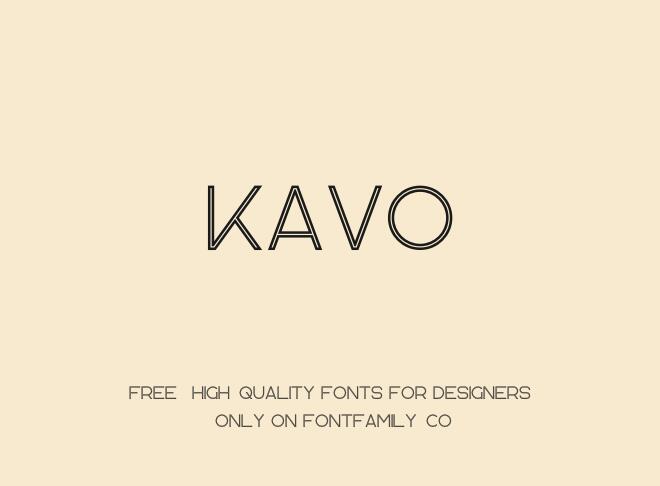 Kavo Font