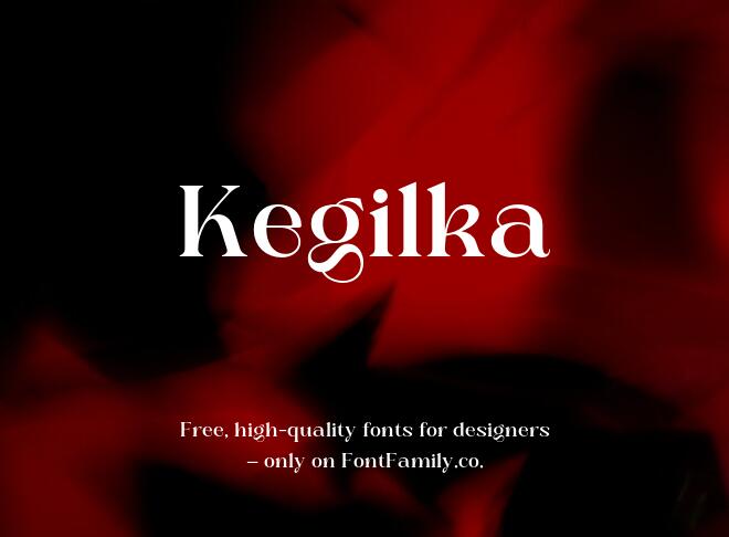 Kegilka Font