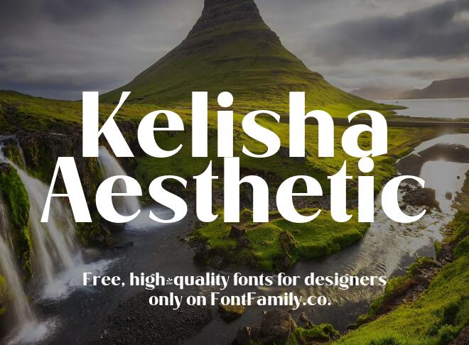 Kelisha Aesthetic Font