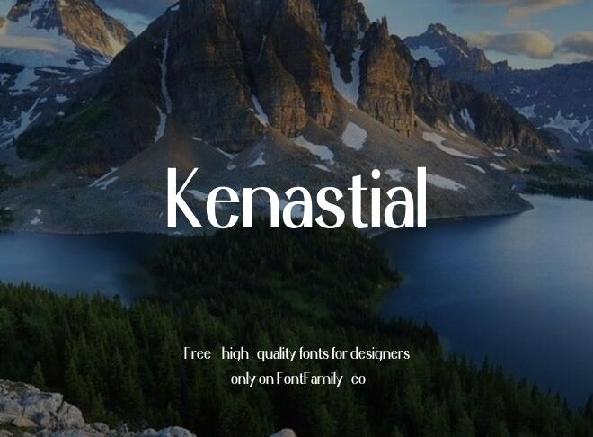 Kenastial Font