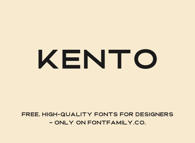 Kento Font