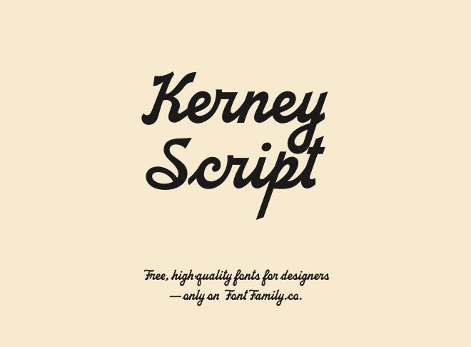 Kerney Script Font