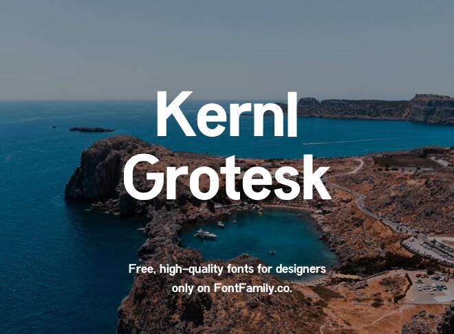 Kernl Grotesk Font