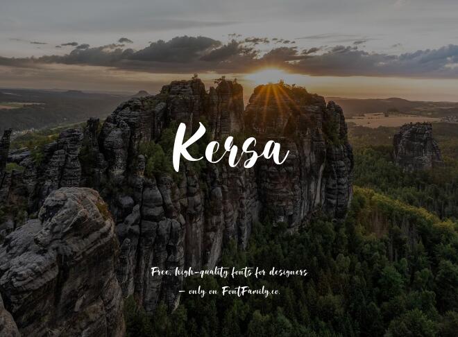 Kersa Font