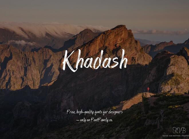 Khadash Font