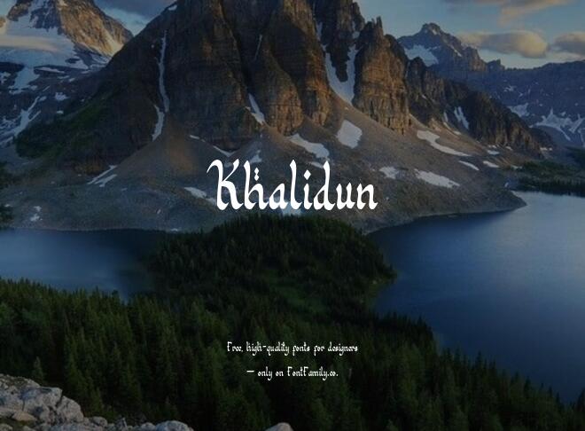 Khalidun Font