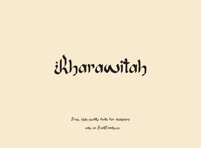 Kharawitah Font