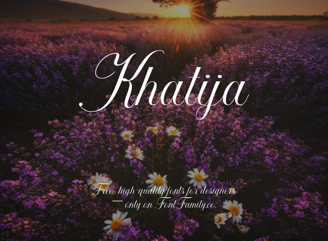 Khatija Font