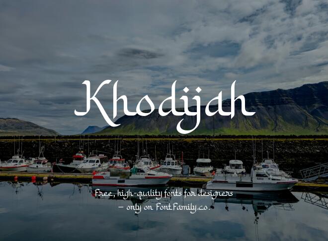 Khodijah Font