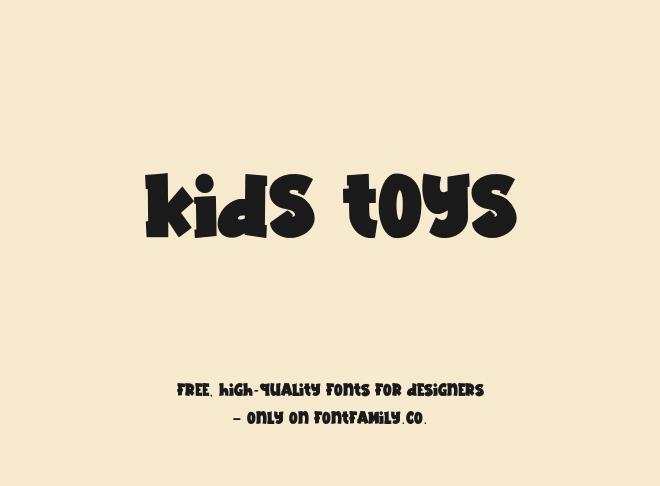 Kids Toys Font