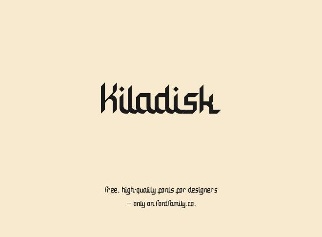 Kiladisk Font